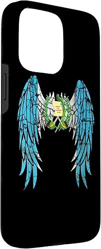 Miniatura 3 de Funda para iPhone 15 Pro Max Guatemala, bandera de Guatemala, alas de ángel, Jesús, Biblia cristiana de Guatemala