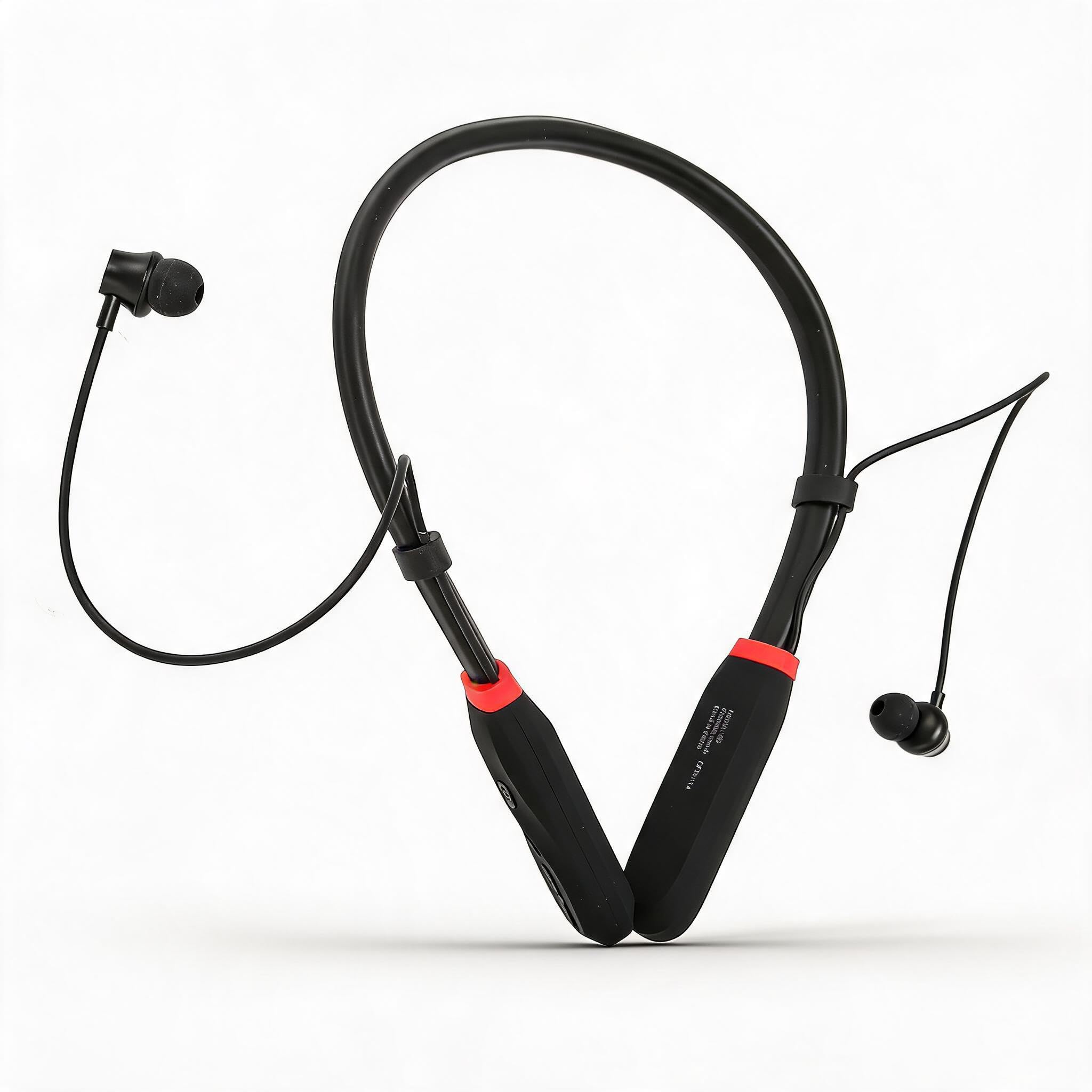 Cuffie Bluetooth Neckband, Auricolari Wireless IPX5 Impermeabili, HiFi Stereo con Bassi Profondi, Cuffie Sportive Neckband per Attività all'Aperto Palestra