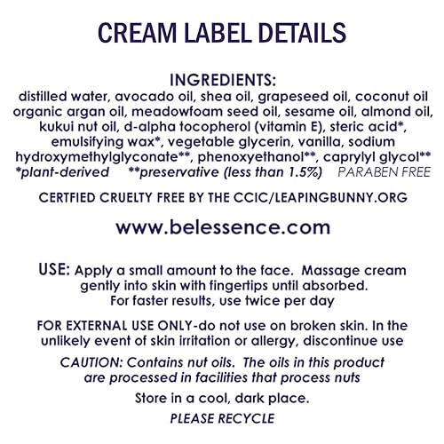 Miniatura 7 de Bel Essence Crema facial antienvejecimiento y suero antiarrugas para debajo de los ojos, mini juego de cuidado de la piel, crema facial hidratante