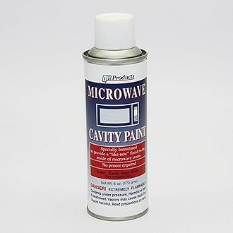 QB Products 98QBP0300 Microwave Cavity Paint, 6 oz, Pearl White