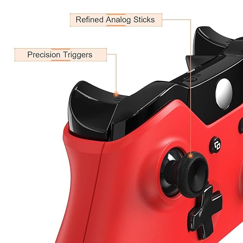 Miniatura 6 de Xbox Controller Wireless with 1400mAh Rechargeable Battery & Charging Cable, Xbox One Controller with 2.4GHz Wireless Adapter, Compatible with Xbox