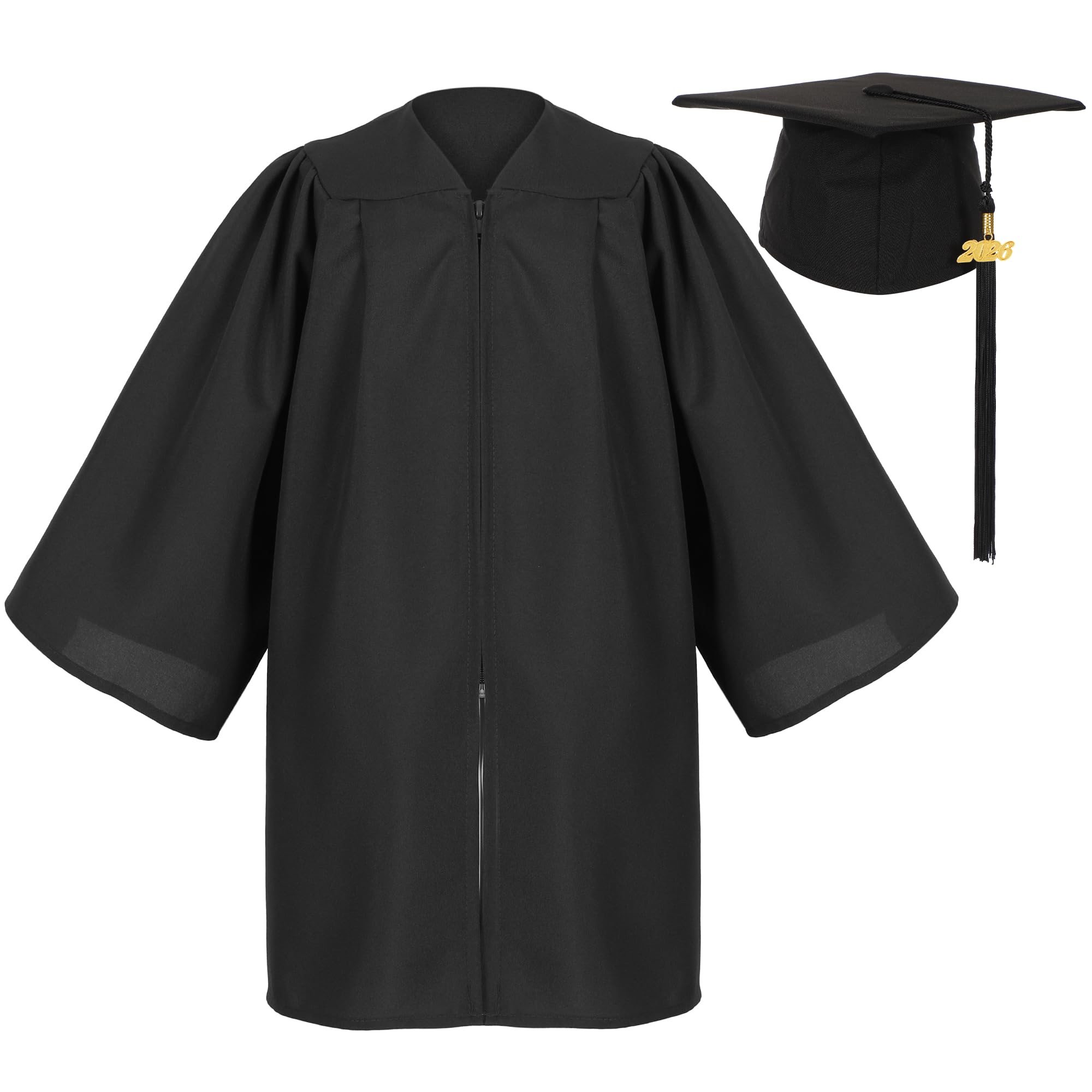 Matte Kindergarten Preschool Graduation Gown Cap 2026