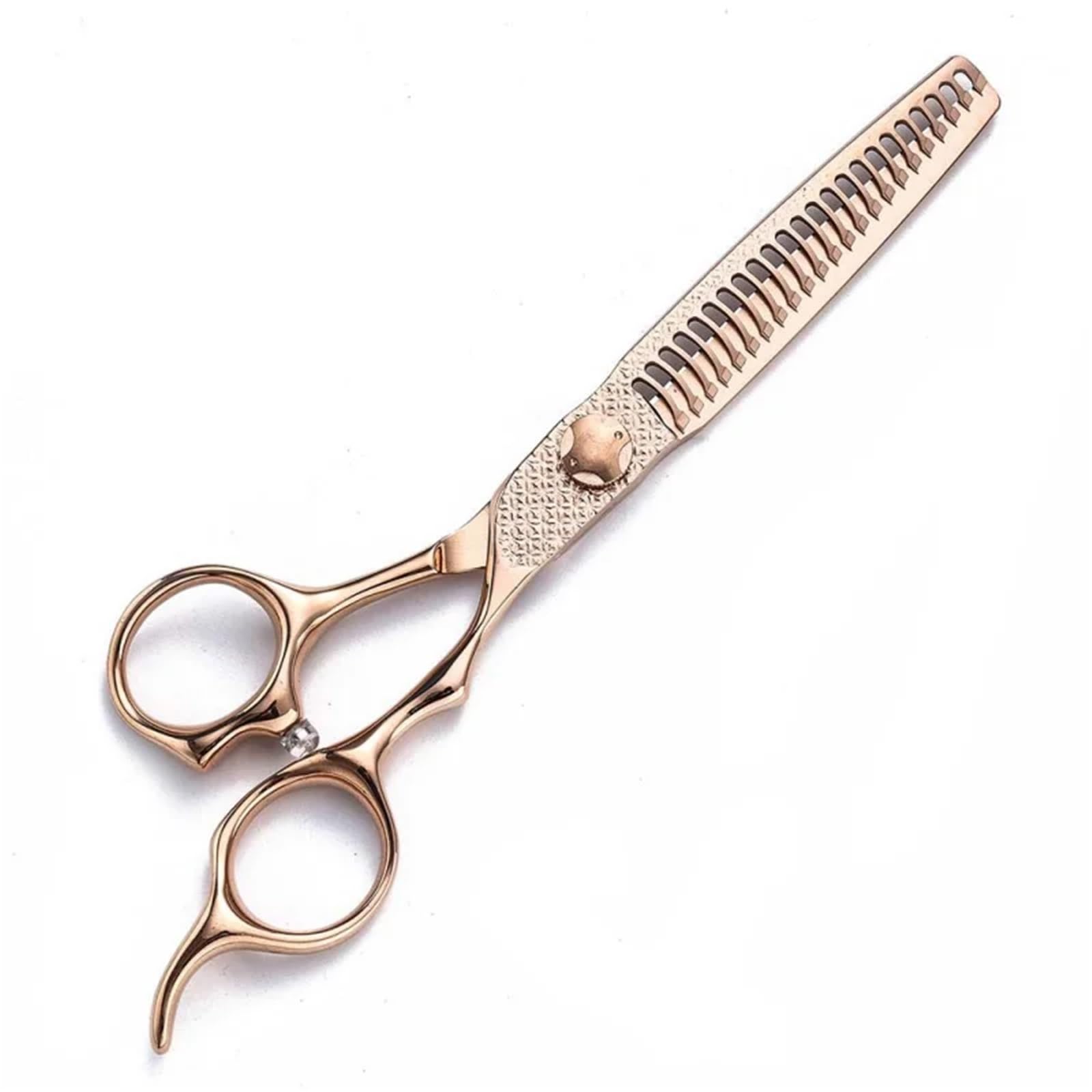 Tijeras de peluquería Tijeras de peluquería profesionales 6', tijeras entresacar dientes planos(Color 2)