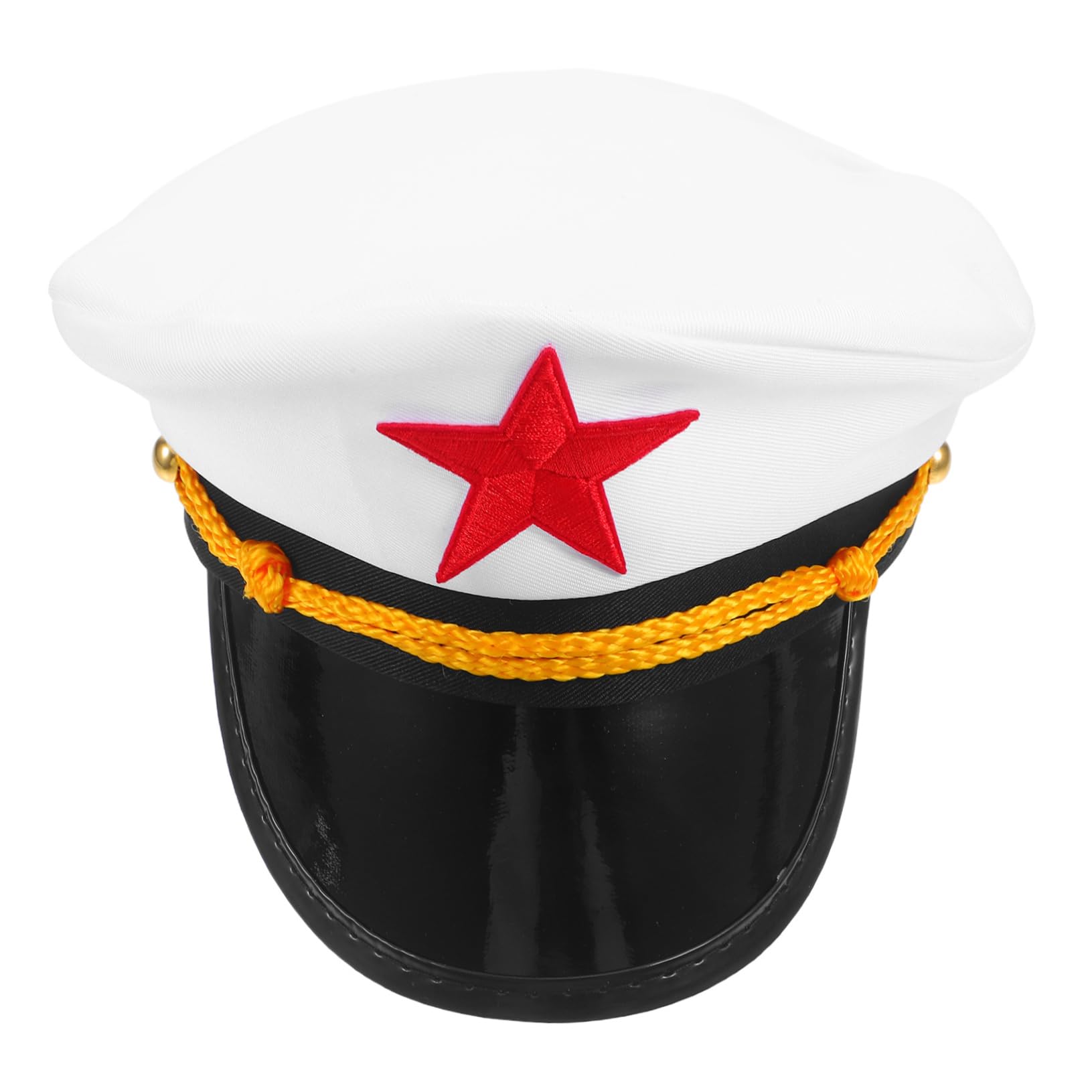 Ipetboom Nautical Party Dress-up Hat Captain Hat for Men Women Sailor Costume Accessory Sea Captain Role-playing Headwear