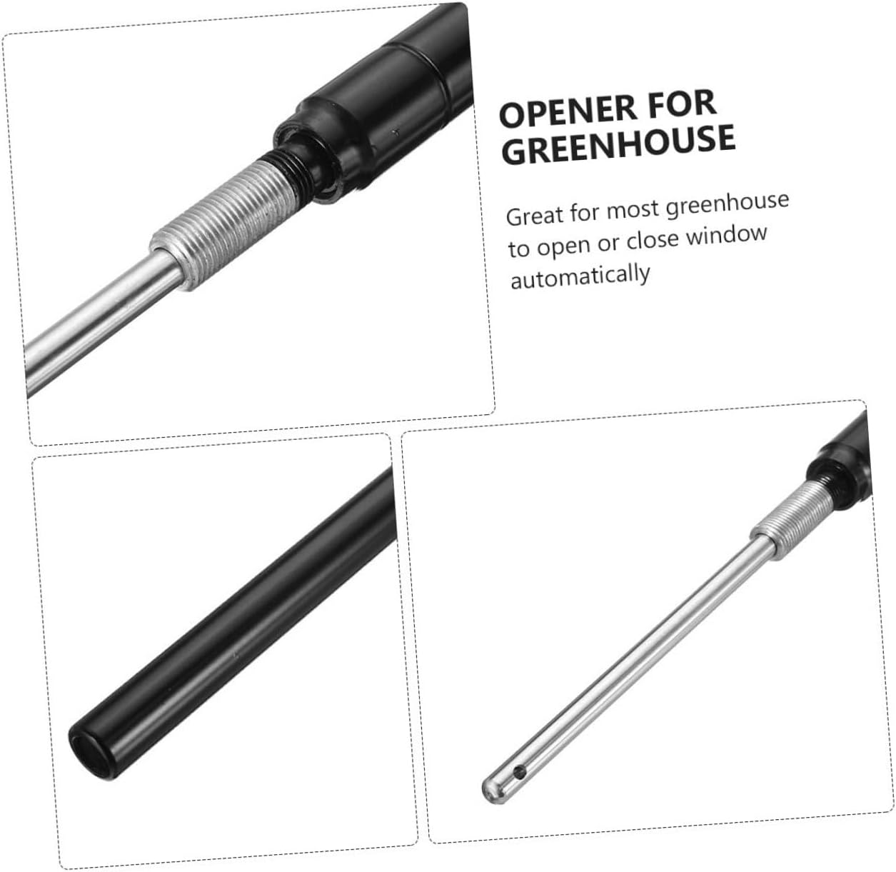 ARTIBETTER Automatic Vent Opener for Greenhouse Window, Stainless Steel