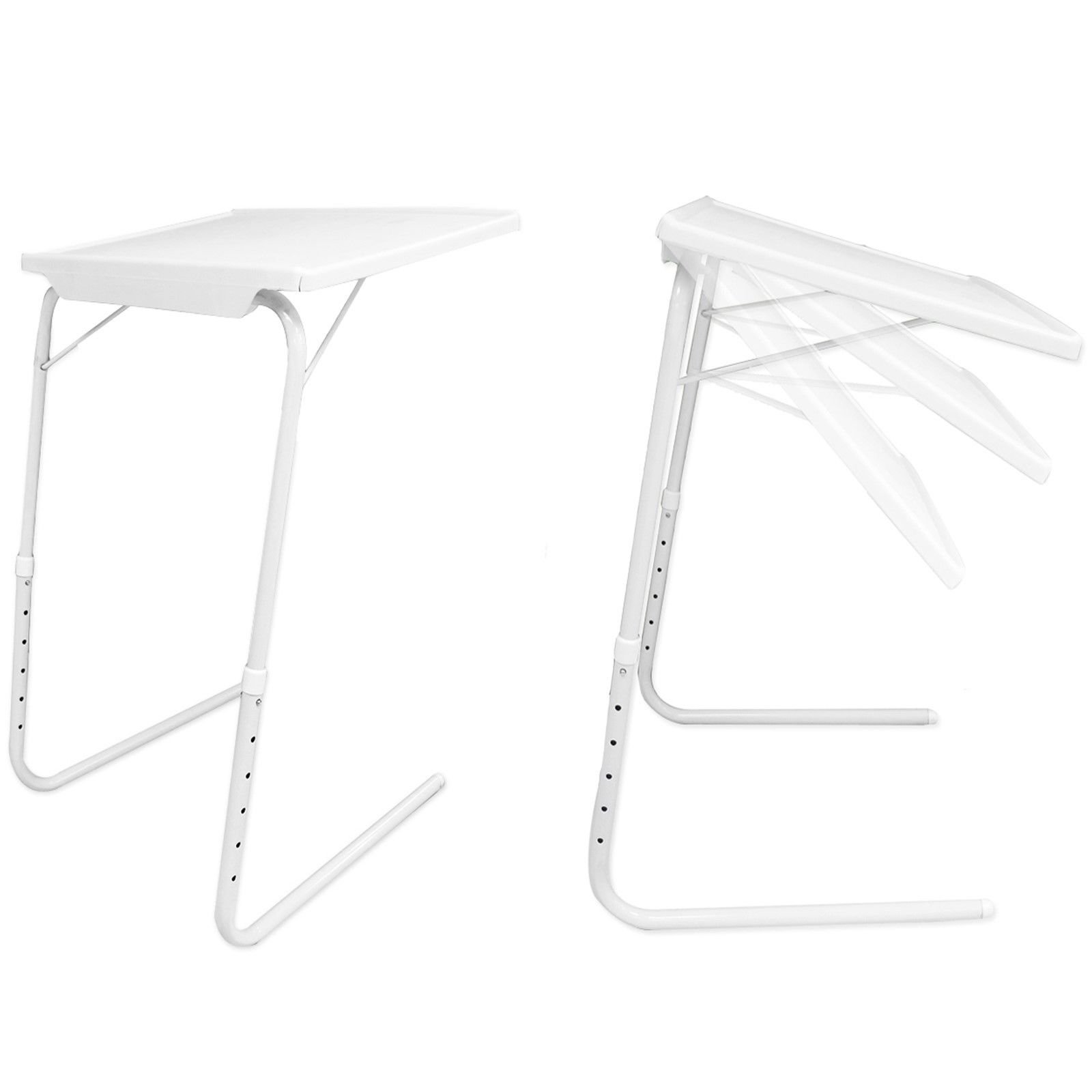 Vconcal(TM) ADJUSTABLE FOLDING TABLE TV DINNER LAPTOP TABLE MATE TRAVELLING TRAY DESK REST