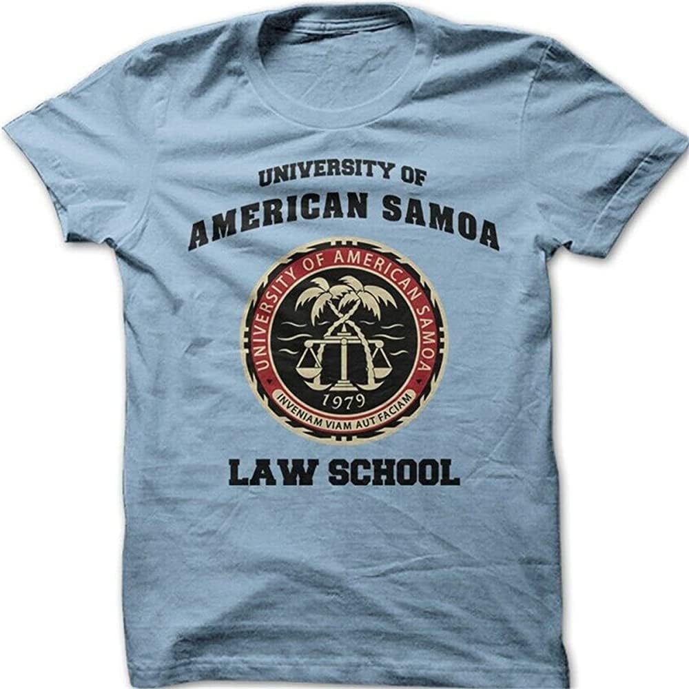 YI JAN Better Call Saul University of American Samoa Law School Printed t-Shirt L