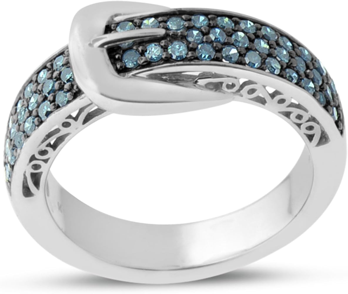 ブルーダイヤモンド　リング 1２号 ブルーダイヤモンド(ラボグロウン) K18/PTリング・トランジュ