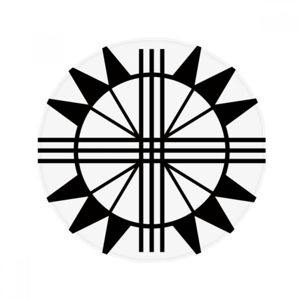 Tapis égyptien antique rond 80cm idéal pour sécuriser et décorer le sol de votre cuisine