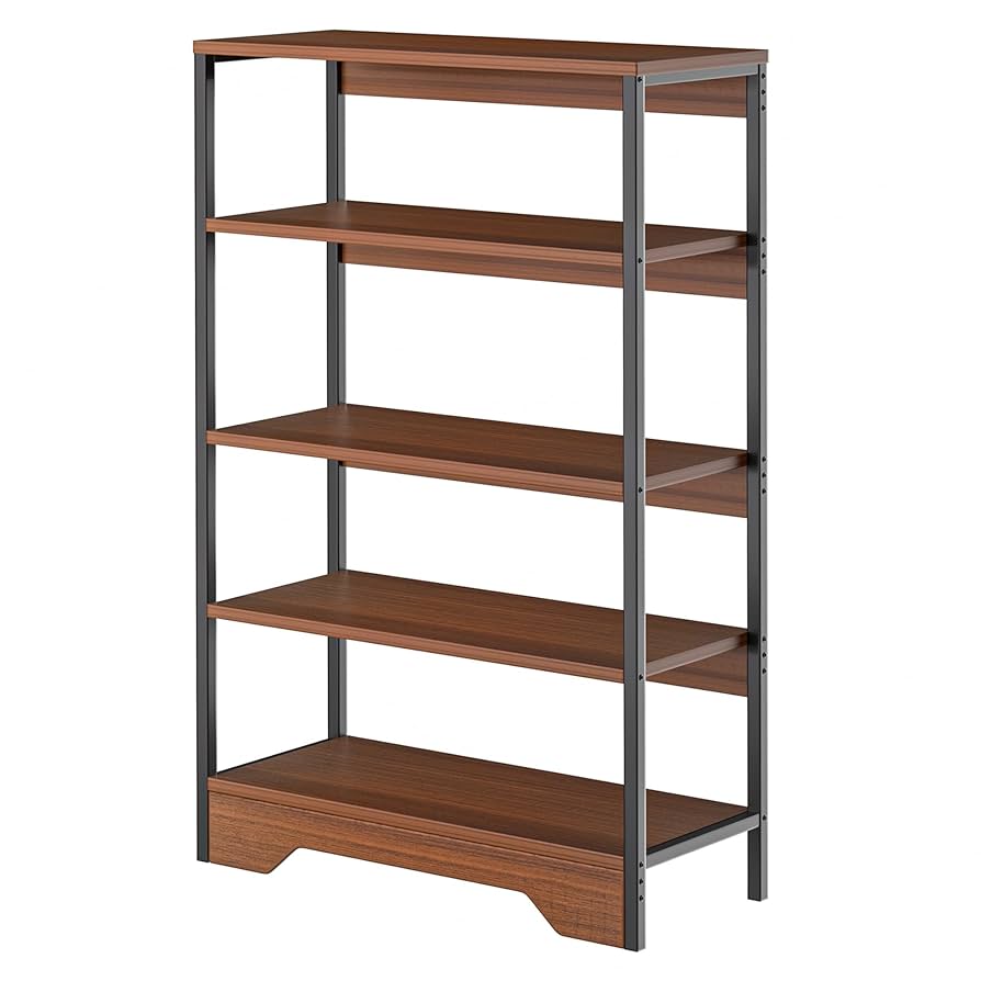 xuange 5-Storey Kitchen Storage Rack, Industrial Bookshelf