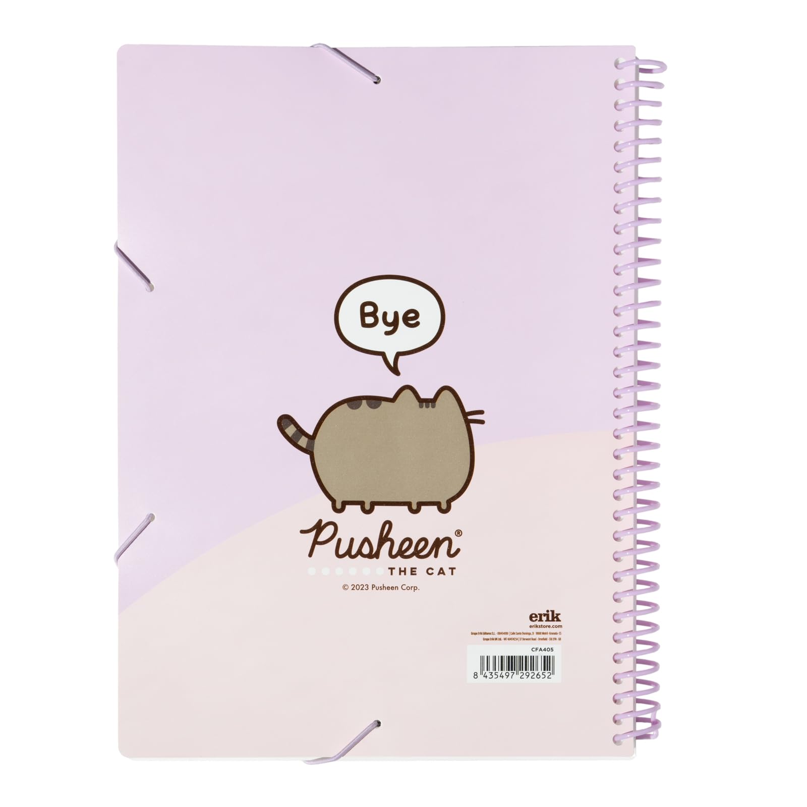 Pusheen 3-Flap A4 File Folder By Grupo Erik | Cute Document Organizer For School, Office & Home - View #10
