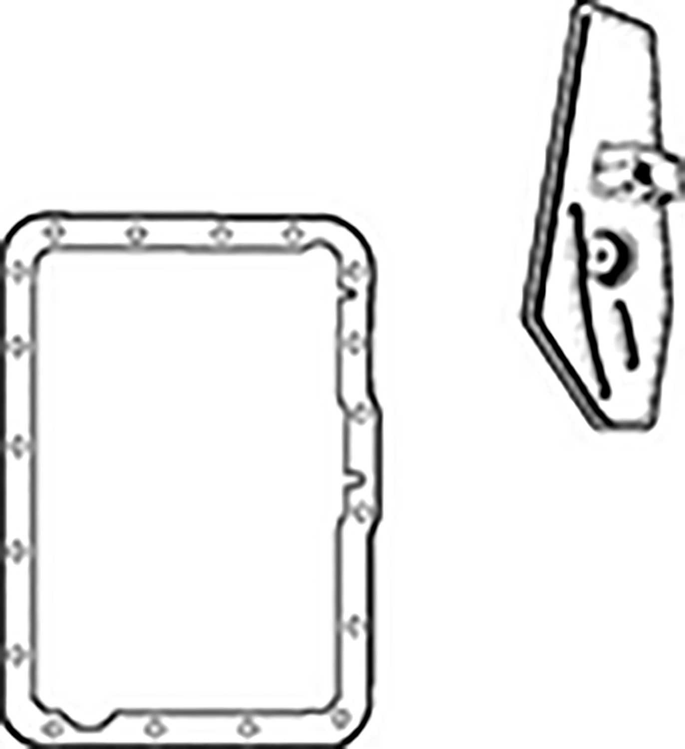 APDTY 100500 Automatic Transmission Filter Kit