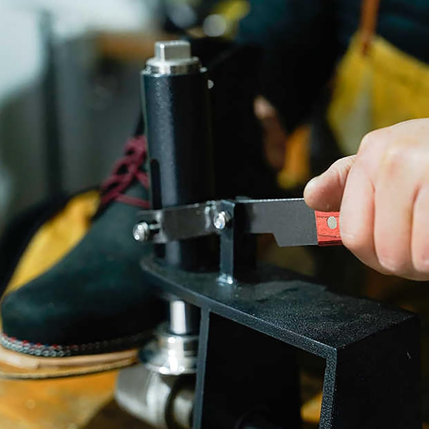 Machine d'étirement de chaussures, presse manuelle pour aplatir l'ourlet, outil de réparation