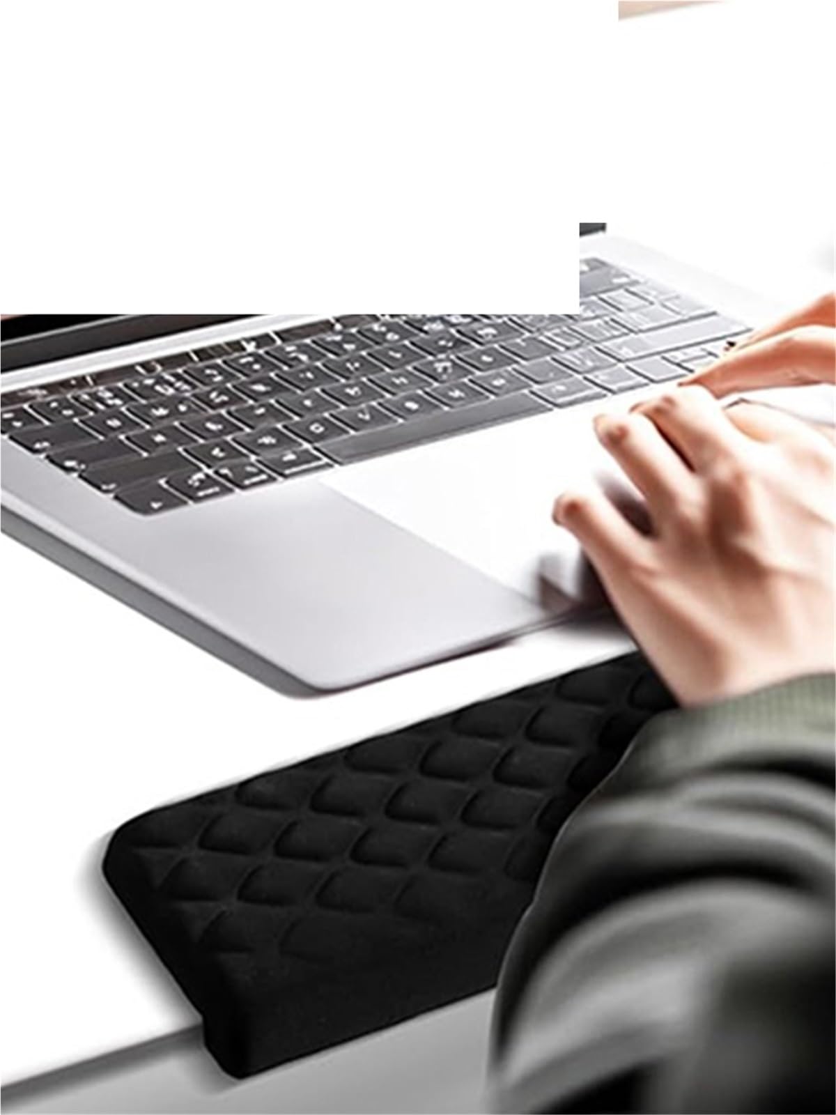 Repose-poignets pour clavier 2 Pack L-Shaped Desk Elbow Pad Keyboard Wrist Rest Ergonomic Support For Gaming Office Computer PC Painting pour Office