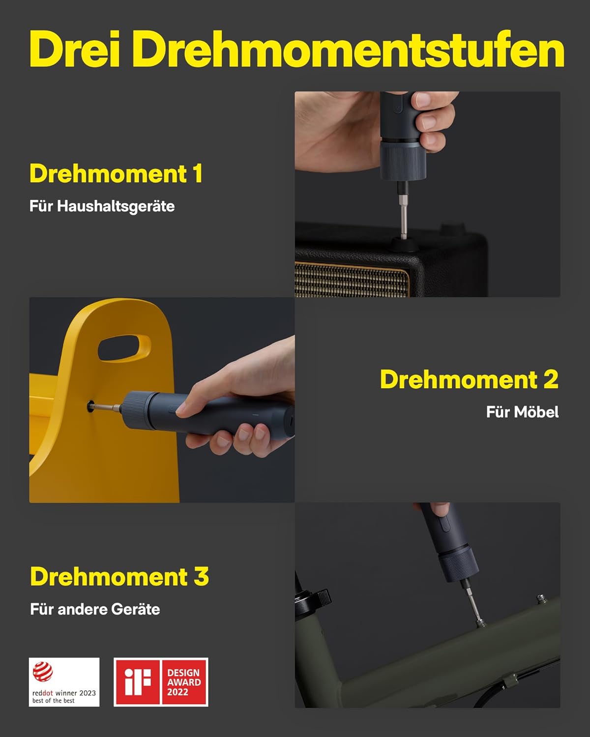 Lampa LED a șurubelniței HOTO și portbitul magnetic