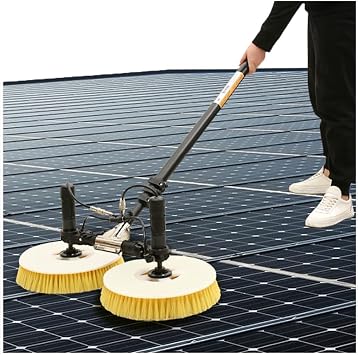 Solar Photovoltaic Power Station Cleaning, Solar Panel Cleaning Telescopic Rod, Hand-held Electric Cleaning Brush, Photovoltaic Panel Cleaning Machine