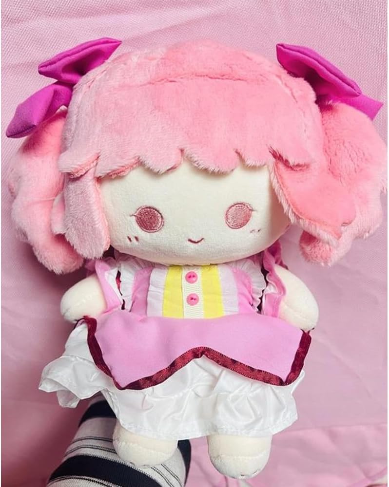KanameMadoka Soft Figure Anime Kyuubey Stuffed Animal Pillow Okashi no Majo Figurine Hug Pillow Home Decoration