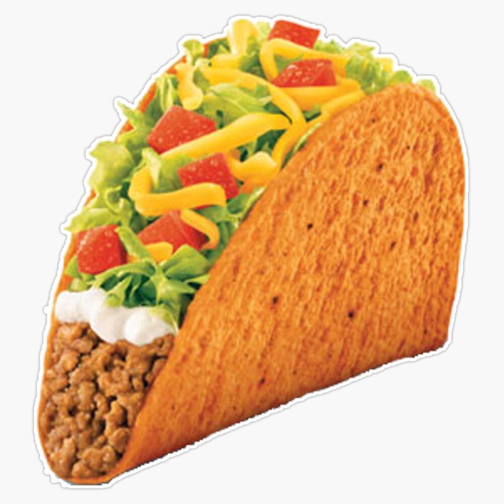 Taco Bell Fire Sauce Packet Sticker Laptop Sticker