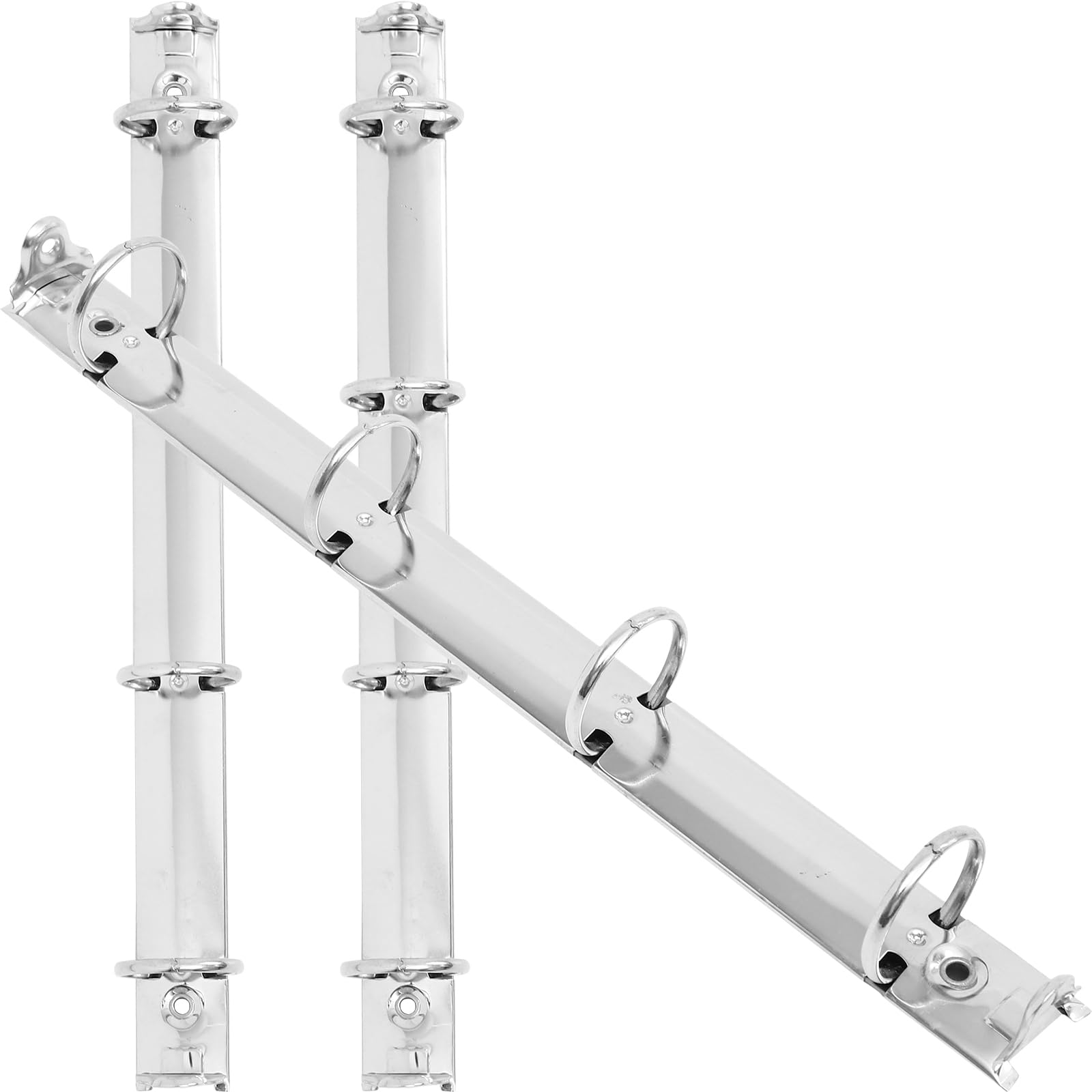 3pièces Organisateur De Classeur Métallique Mécanisme De Reliure À Anneaux pour Cahiers Clips Métalliques pour Documents Et Planificateurs