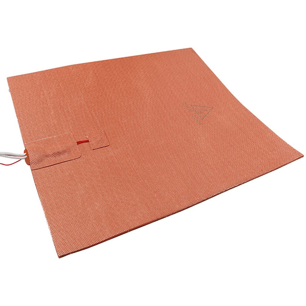 300 x 330 mm, 230 V, 700 W, universelle Flexible Silikon Heizmatte/Pad, wasserdichtes 3D Drucker Heizbett Heizelement, orangefarbene Heizbettmatte