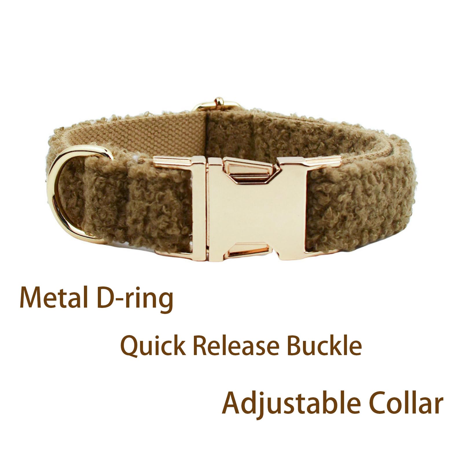 Große Hundeleine Halsband Und Harness Set No Pull Pet Einstellbare Metallschnalle Halsband Mit Anti-Twist Hundeleine Für Mittlere Und Große Hunde (braun)