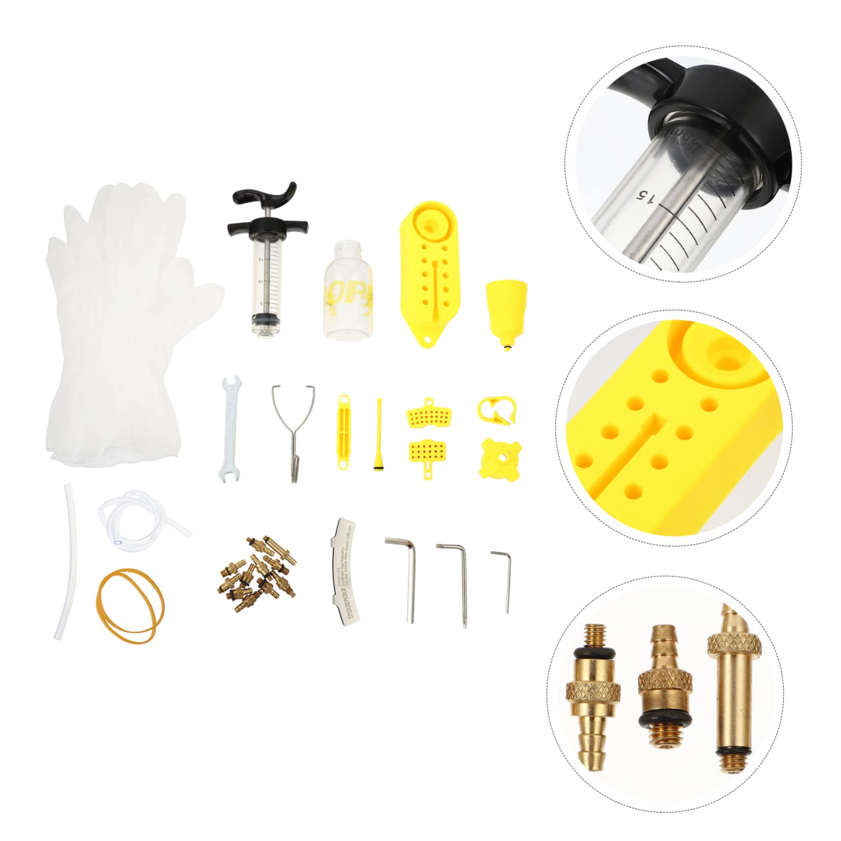 1set Kit Strumenti per Riparazione Freni Disco per Bici Professionale per Manutenzione Freni Idraulici con Raccolta Design Pratico e Materiali Resistenti