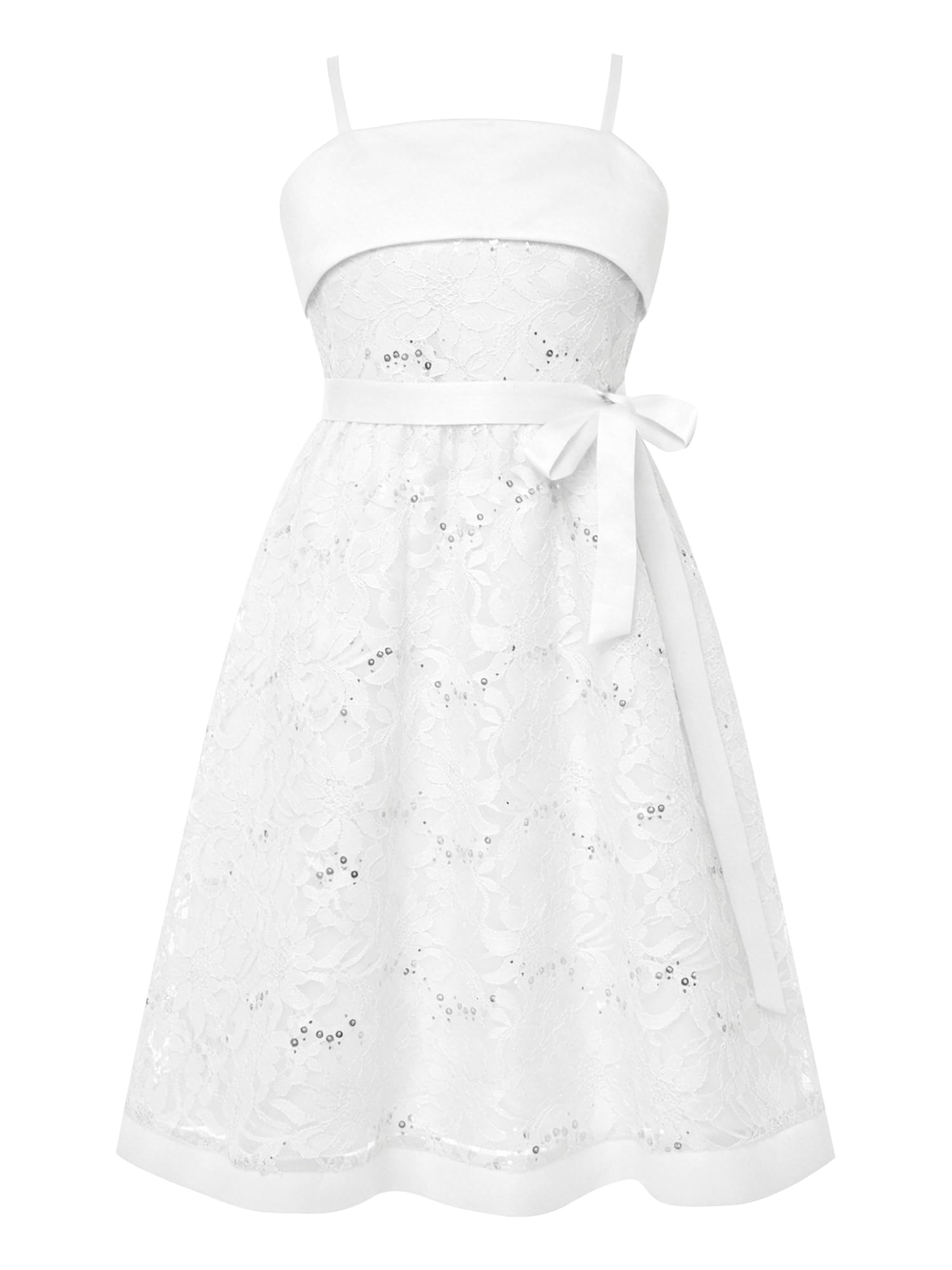 Oyolan Kinder Formelles Kleid Abendkleid Festlich Hochzeitsgast Festkleid