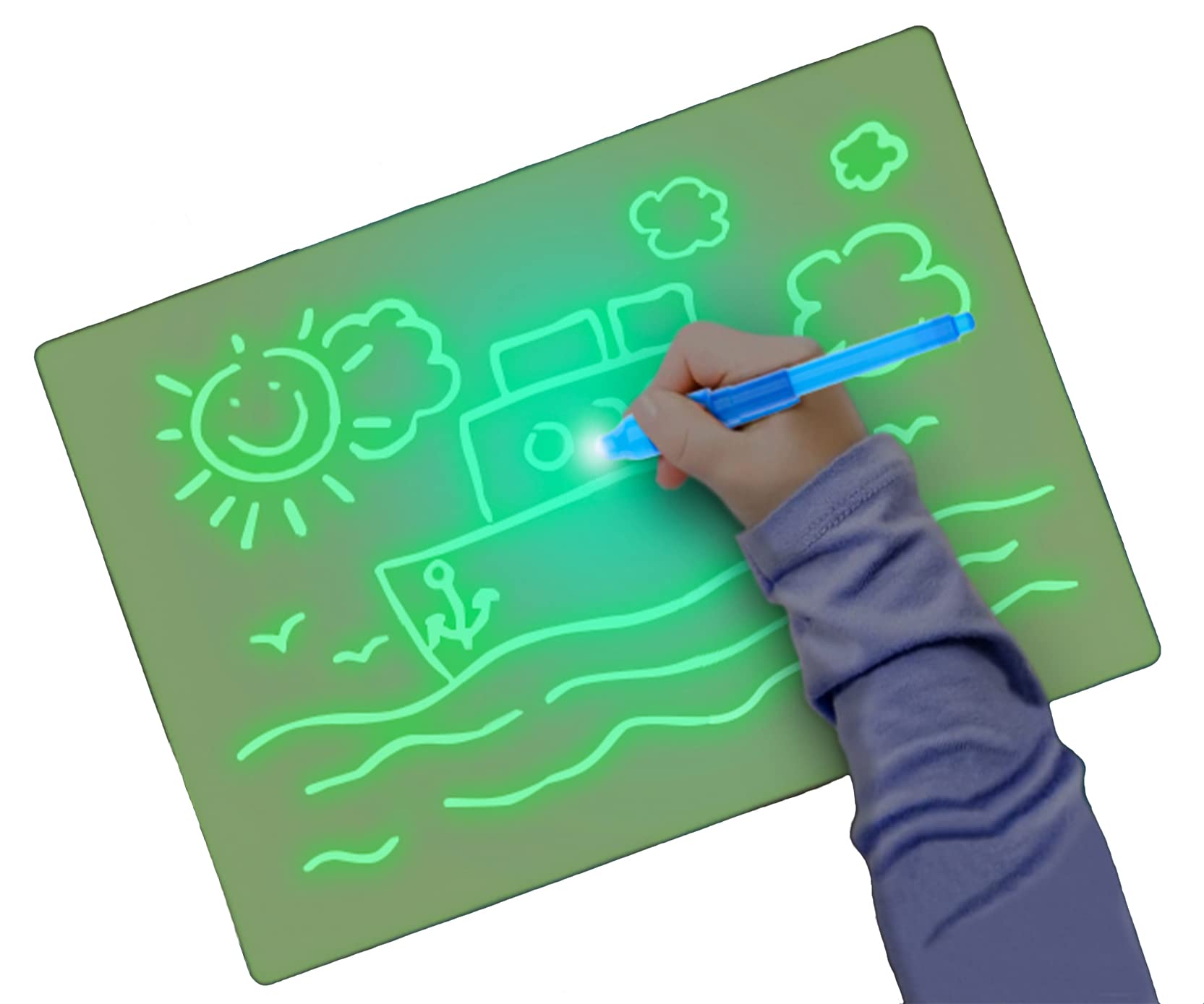 Buy Noa Store Fun Drawing Pad Board Glow in Dark with Light Kids