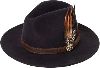 Rydale Unisex Fedora Mens \u0026 Womens Wool 