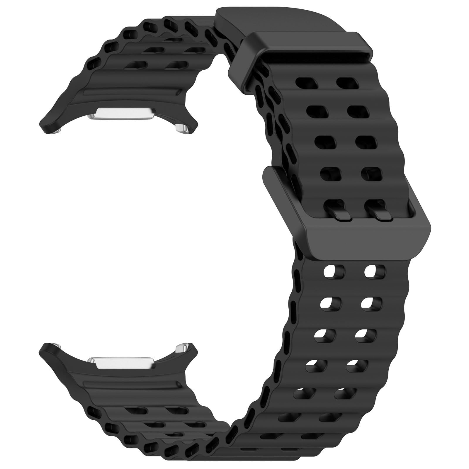Printme Compatible for Samsung Galaxy Watch 7 Ultra Band 47mm, Soft Silicone Sport Strap, Replacement belt, Fit for Samsung Galaxy Watch Ultra Band-image-4