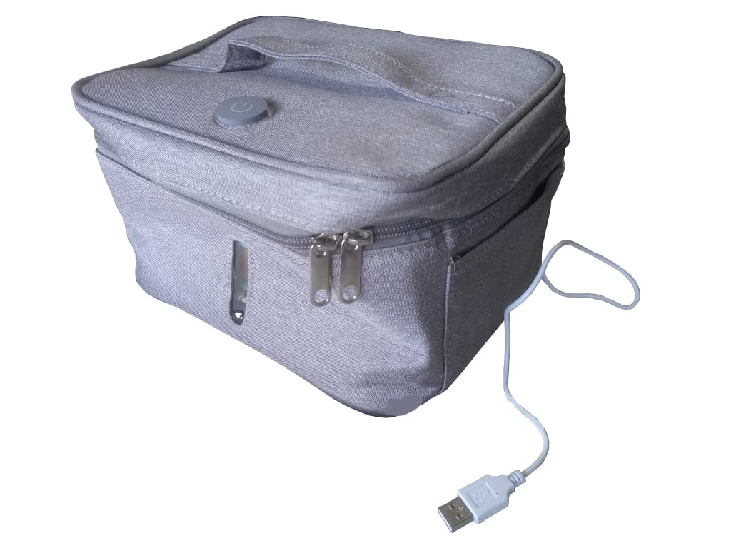 Esterilizador UV Gris, UV Esterilizador Ultravioleta LED, Bolsa desinfectante UV Gran Capacidad Caja Esterilización, Lámpara Esterilización Ultravioleta Profesional desinfección, 12 Cuentas de Lámpara