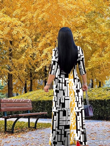 pnpednde Women's Casual Sexy V Neck 3/4 Sleeves Club wear Party Outfits4