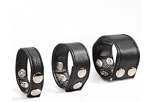 3 Snap Penis Ring Set for Enhanced Erection