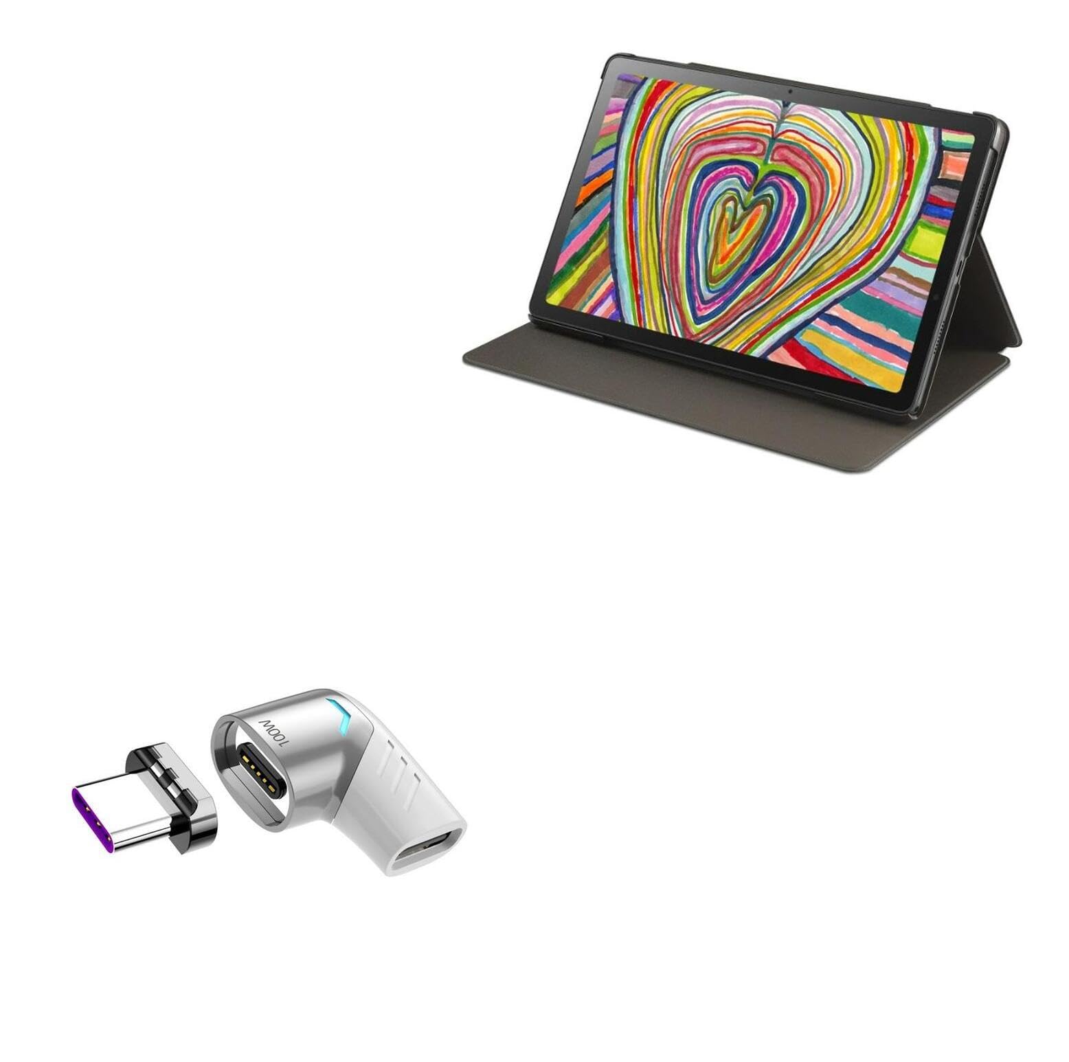 Adaptador magnético LG Ultra Tab conector USB C ángulo MagnetoSnap PD 8