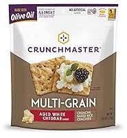 Vista 4 de Crunchmaster Multi-Grain Crackers, Aged White Cheddar, 4 Ounce (Pack of 12)