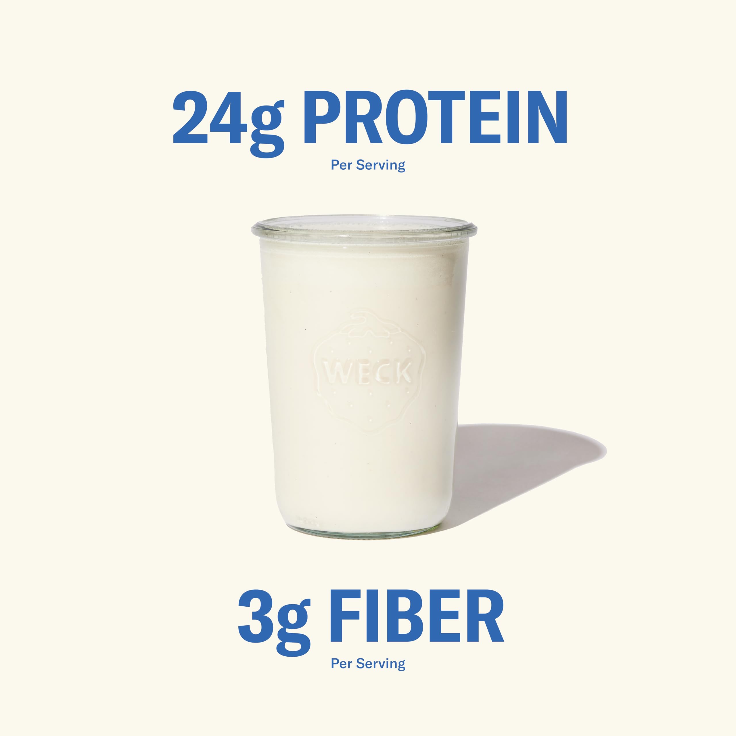 Ballerina Farm Grass Fed Whey Protein Powder, Vanilla Bean, 24g Protein with Collagen Peptides, Bovine Colostrum, Hemp Hearts & Prebiotic Fiber, No Added Sugar or Artificial Ingredients, 20 Servings — Amazon image 7
