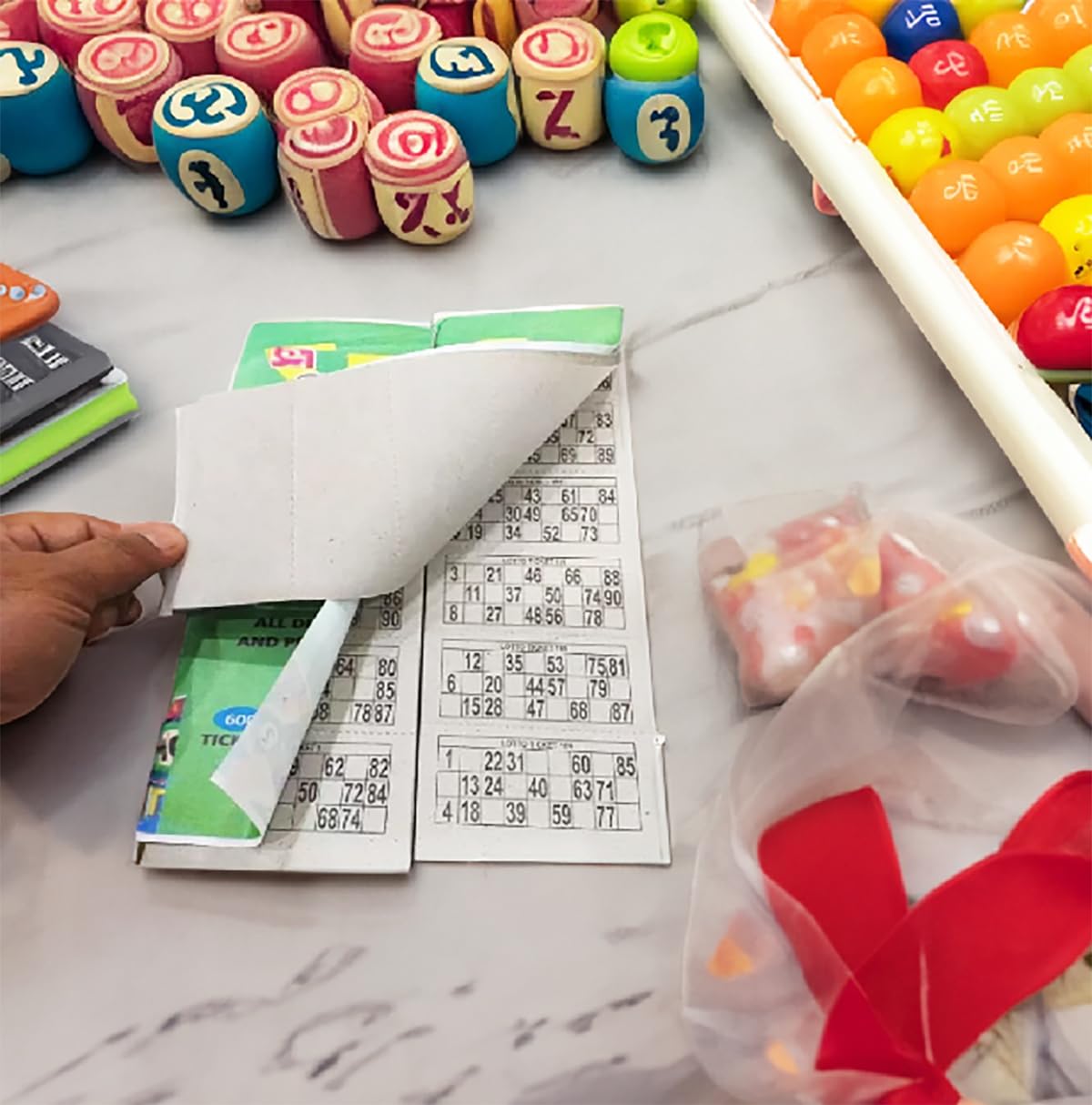 Artbox Housie Tambola /Lotto 1200 Tickets Two Set Of 600 Each. 2