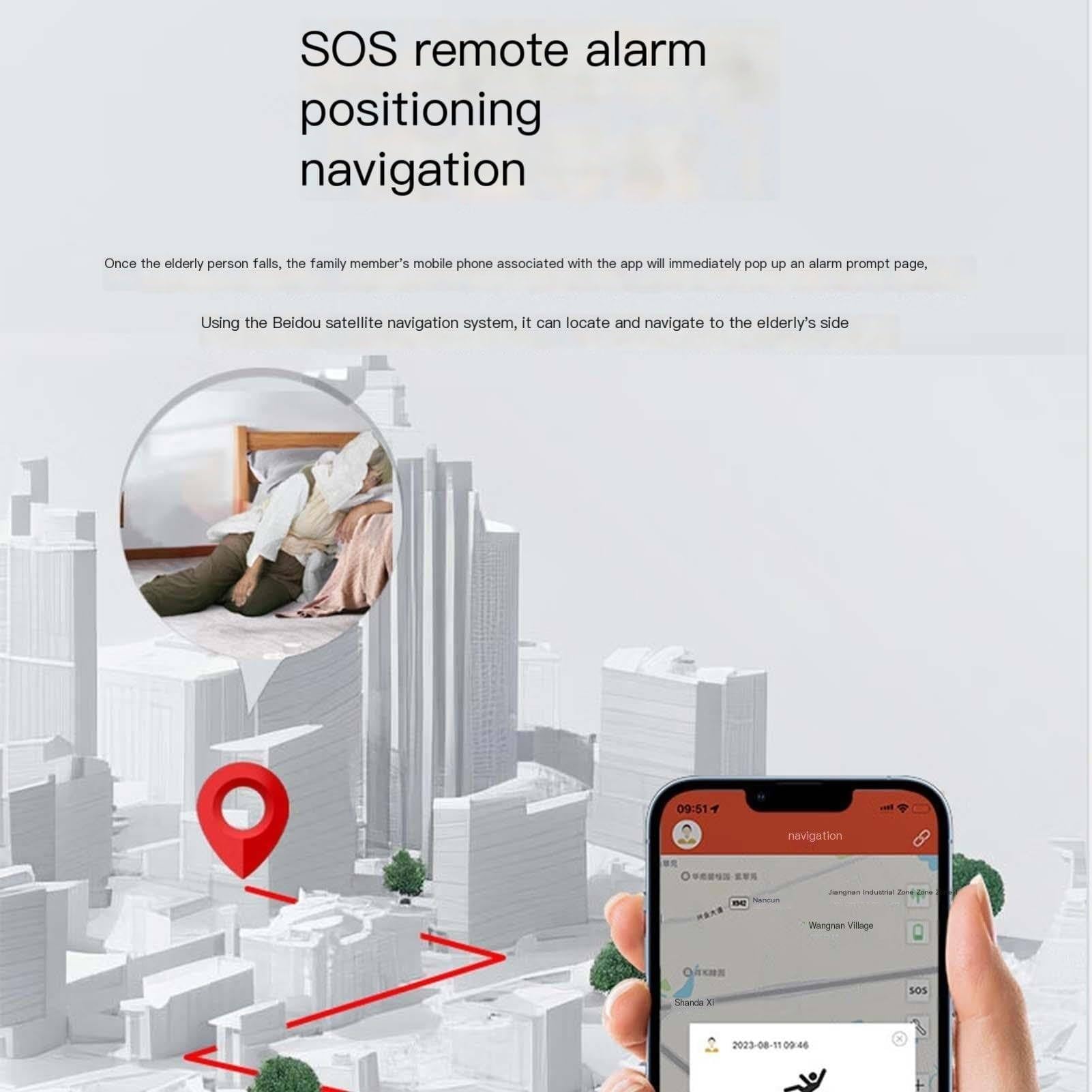 Kamizelka chroniąca przed upadkiem dla osób starszych, inteligentna kamizelka bezpieczeństwa z natychmiastową ochroną bioder dla seniorów podczas chodzenia