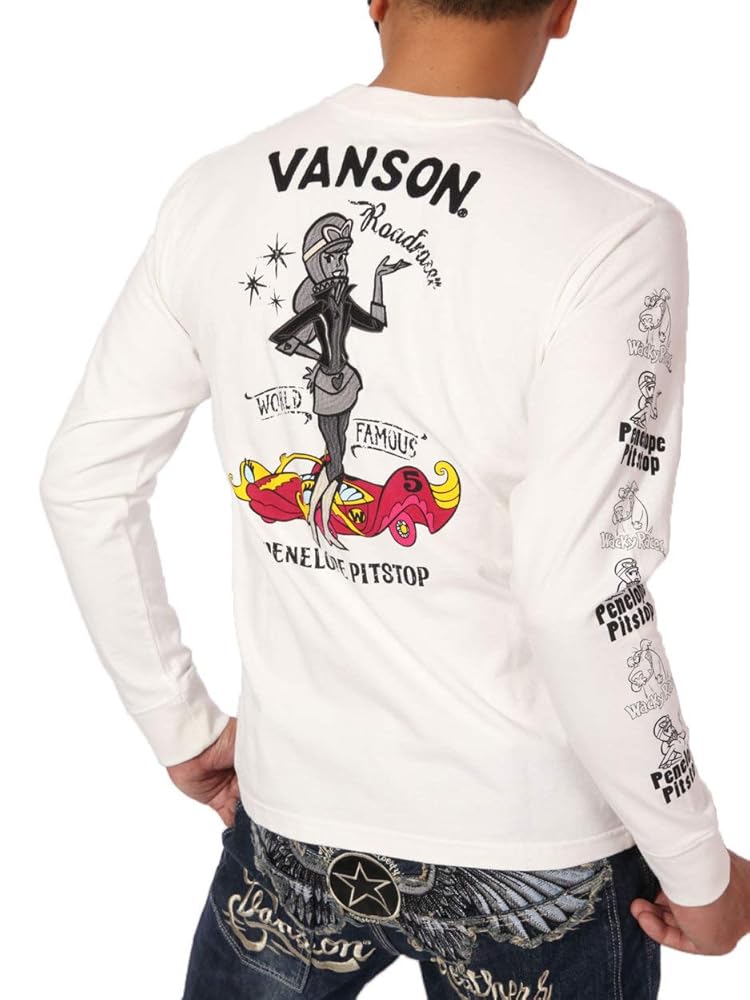 【フォロー割対象‼️】【超希少】VANSON WACKY RACES ロンT 刺繍 フォロー割対象‼️】【超希少】VANSON WACKY RACES ロンT 刺繍