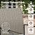 HERA'S HOUSE Patio Table and Chairs for 4, 5 Pieces Outdoor Deck Dining Sets, Square Metal Table Set with Chairs for Lawn Garden Backyard, Brown