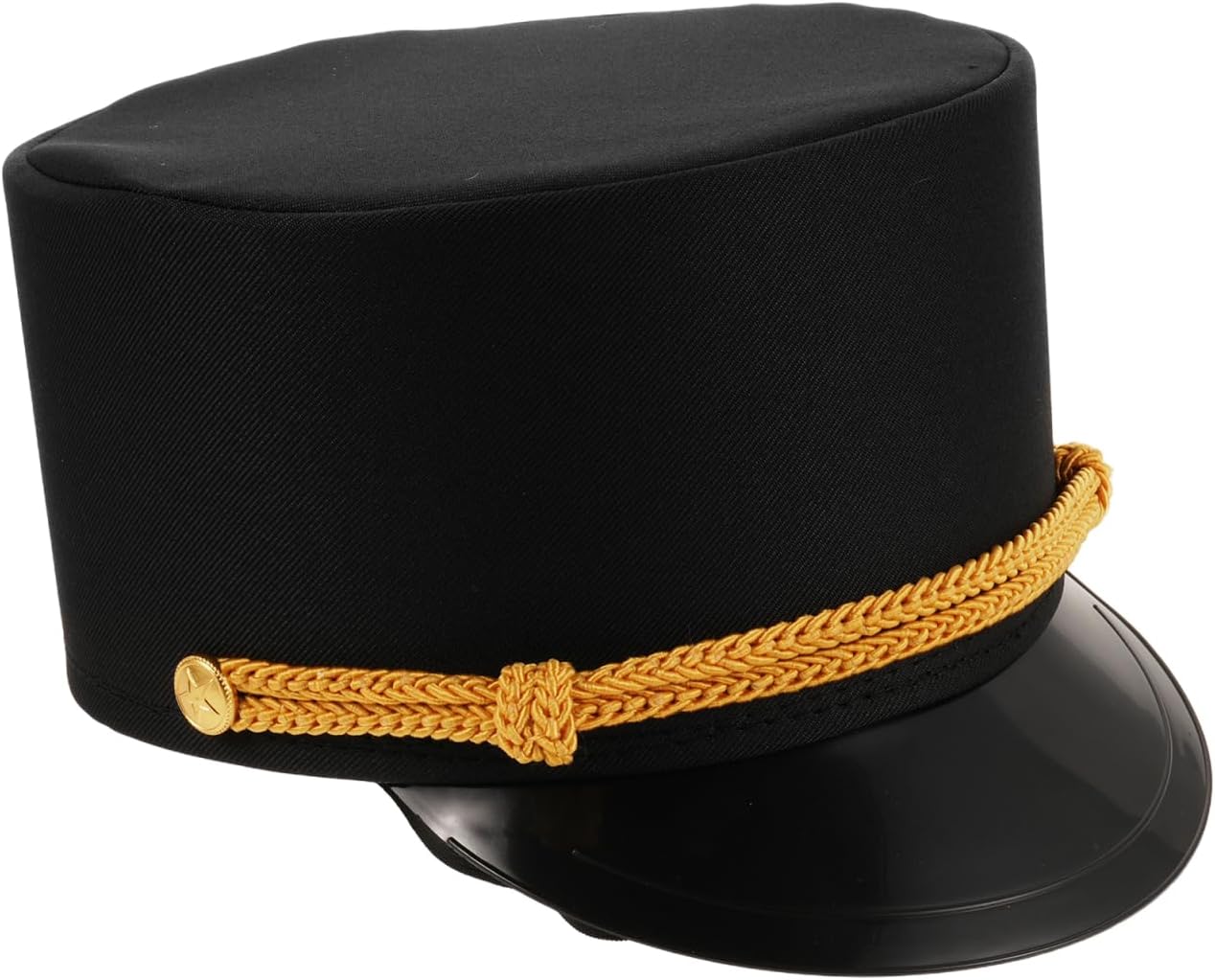GALPADA Train Costume Hat Engineer Conductor Driver Hat Black Engineer Caps for Men Women Kids Railway Train Themed Party Birthday Supplies