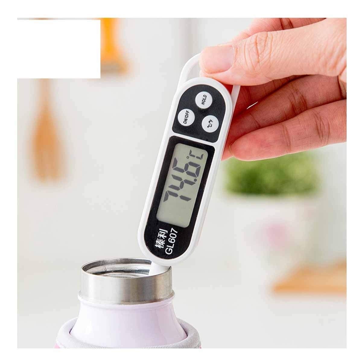 XINGYU Domowy kuchenny termometr do żywności, miernik temperatury wody, temperatura wody, mleko, ciepły olej, temperatura, płyn, pieczenie, elektroniczna sonda temperatury bardzo przydatna do użytku domowego