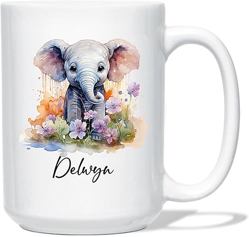 Miniatura 17 de Taza de café de lobo personalizada, taza de cerámica con nombre personalizado, tazas de animales, tazas de té de lobo personalizadas, regalos