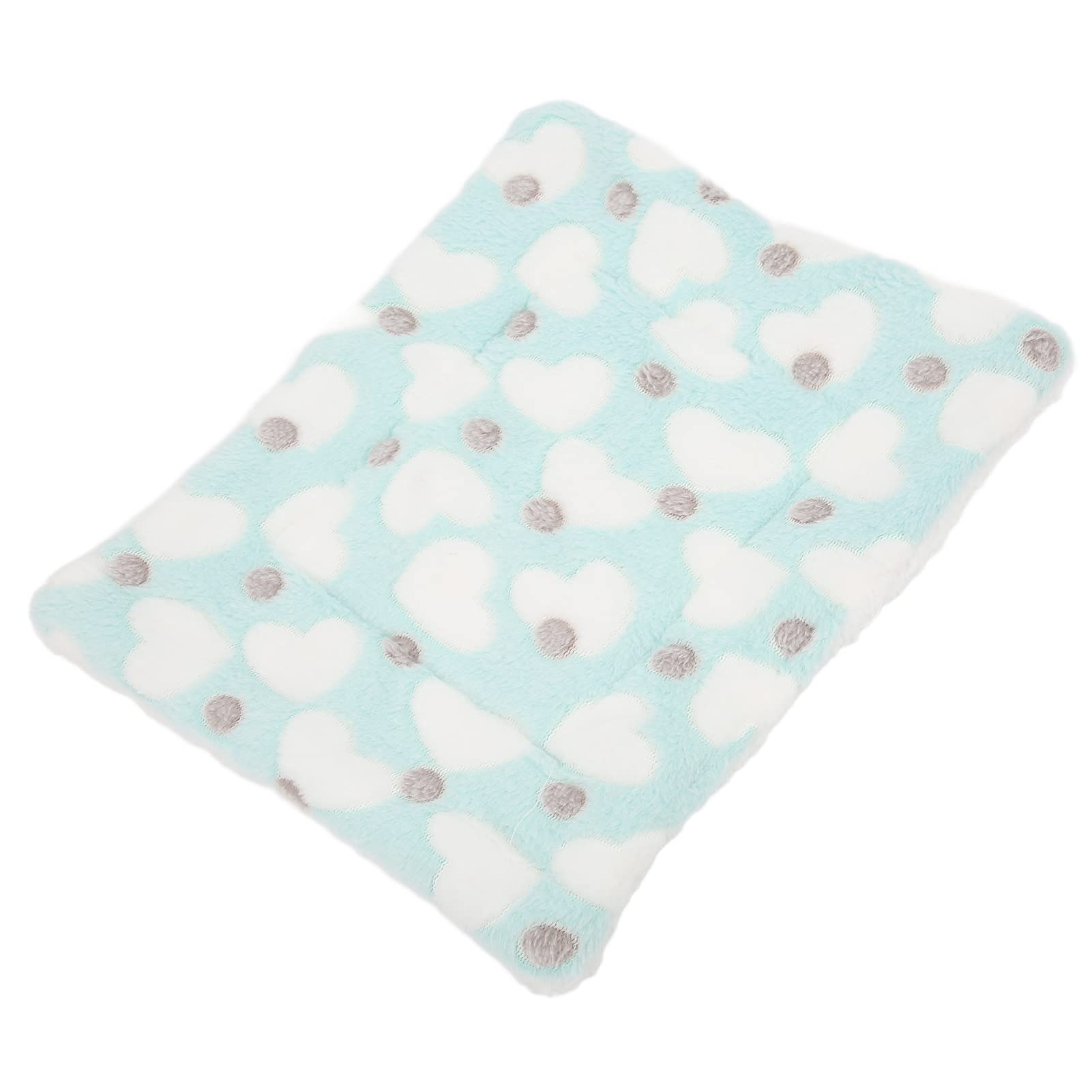 Muiltvoe Hamster Warm Fleece Pad, Soft and Comfortable Fleece with Wool Fleece, for Hamster Rabbits Chinchilla Small Pets to Keep Warm in Winter (love purple)