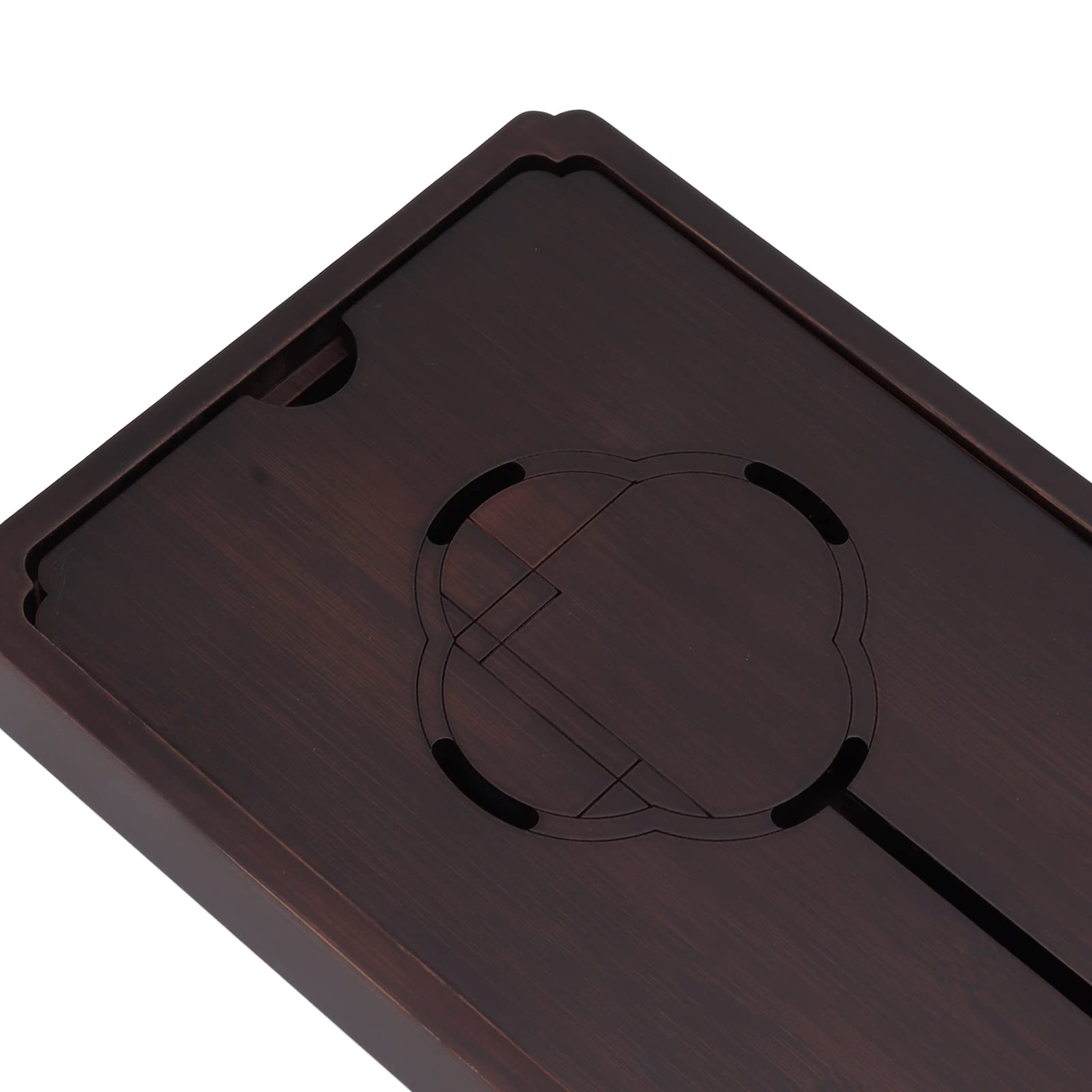 Plateau égouttoir à thé chinois durable et décoratif pour usage domestique Design simple, parfait pour les amateurs de thé et les amateurs de thé