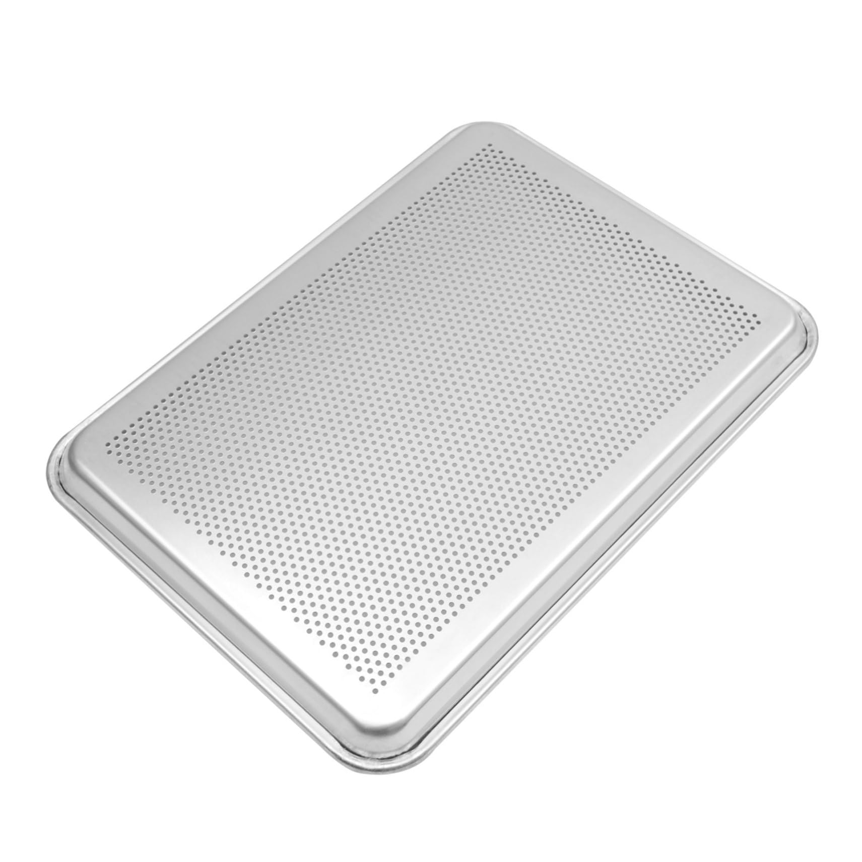 OUNONA Plaque De Cuisson Perforée Rectangulaire En Alliage D'aluminium, 1 Plat à Rôtir Pratique, Pour Pizza Et Gâteau, Adaptée Au Four Et Barbecue, Facile à Nettoyer, Usage Polyvalent