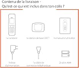 Gigaset A695 - téléphone DECT sans fil - grand écran à fort contraste - excellente qualité audio - profils sonores réglables - fonction mains libres - protection contre les appels indésirables, gris - 6