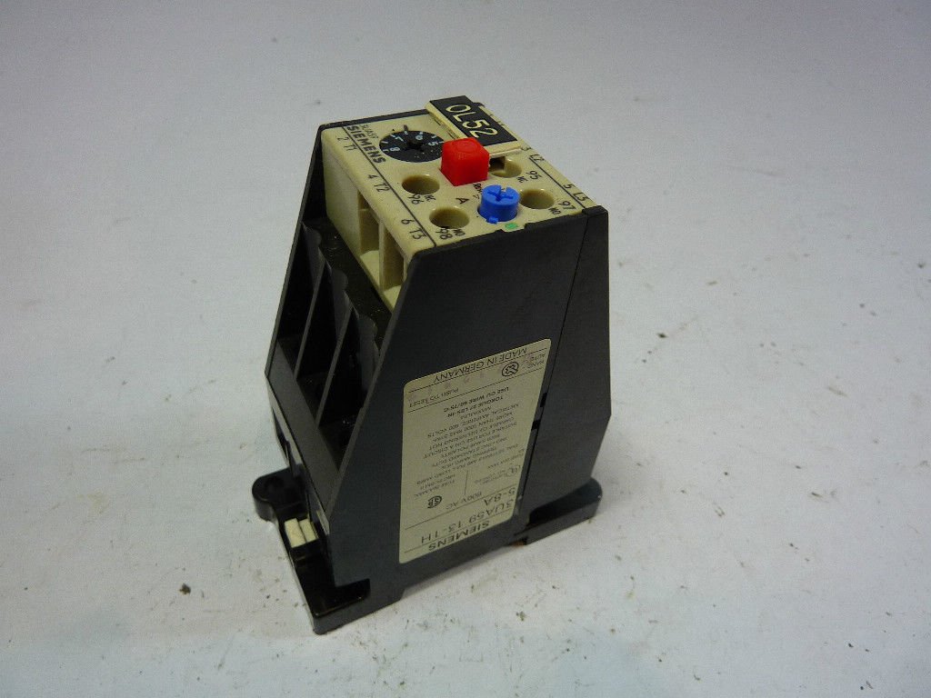 Siemens 3ua59 13 1h Overload Relay 5 8 Amp Amazon Com Industrial Scientific