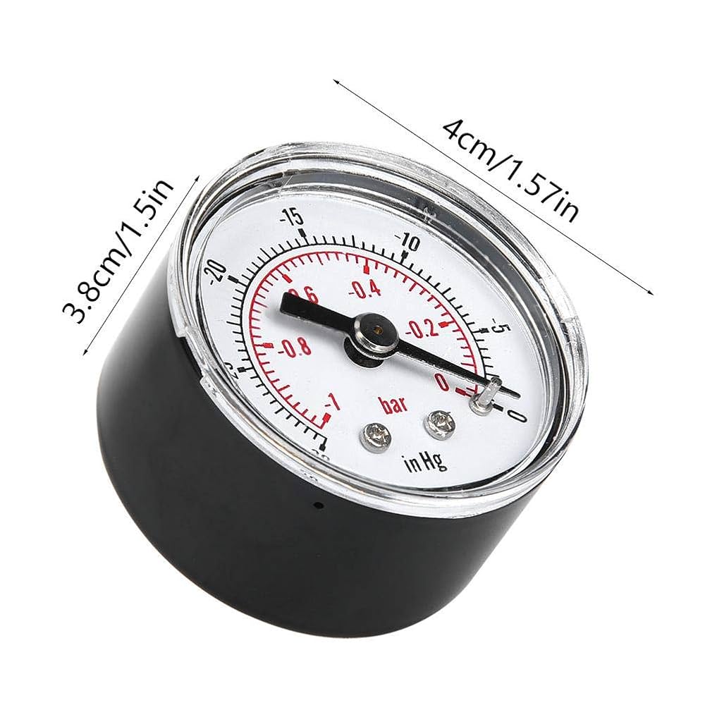 Amazon.co.jp: 軸方向圧力計 バックマウント1/8