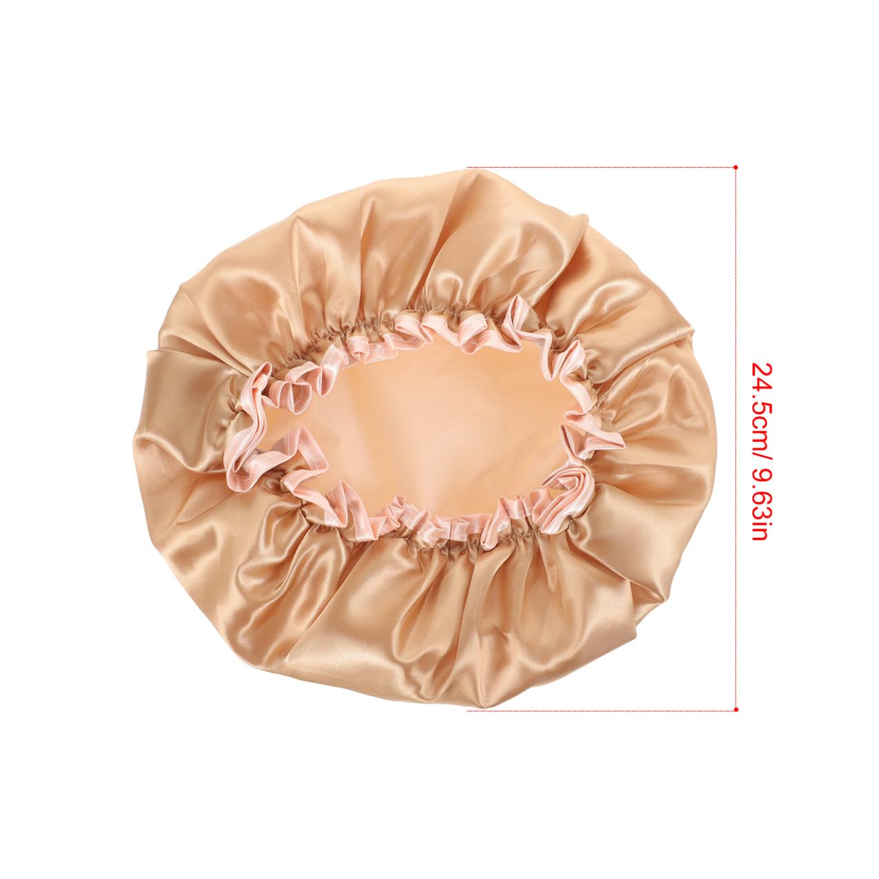minkissy 4piezas Gorro De Para Mujer Gorro De Baño Reutilizable Doble Protección Para Cabello y Rizado Diseño Elástico y Cómodo Para Spa y